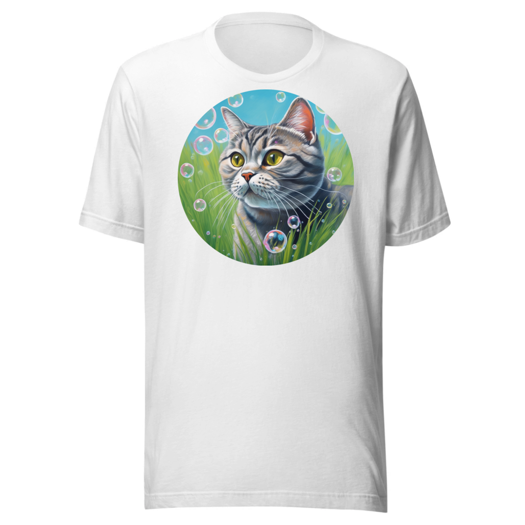 PugMug Custom Tabby British Shorthair Cat T-Shirt