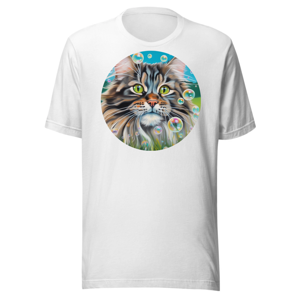 PugMug Custom Tabby Maine Coon Cat T-Shirt