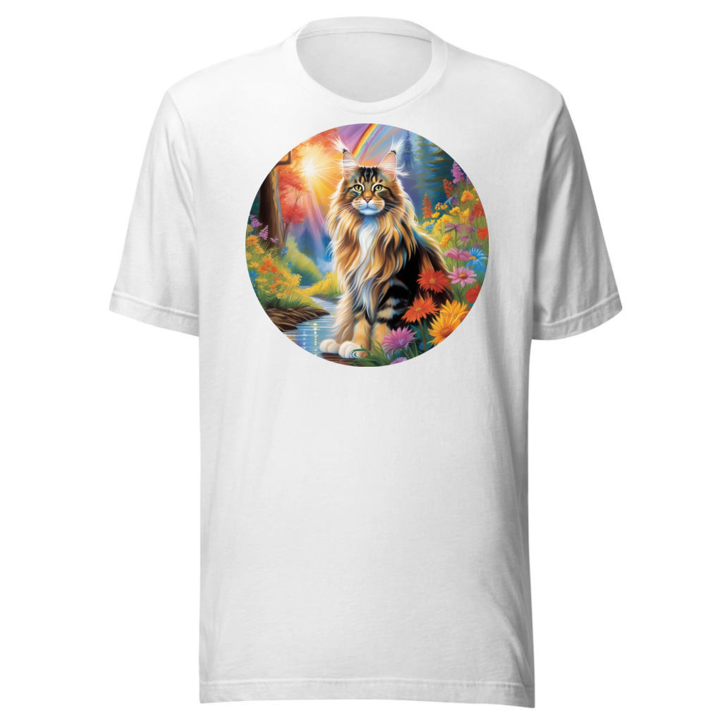 PugMug Custom Tabby Maine Coon Cat T-Shirt