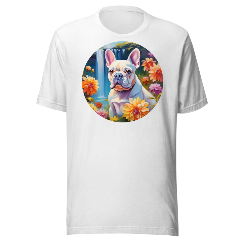 PugMug Custom White French Bulldog T-Shirt