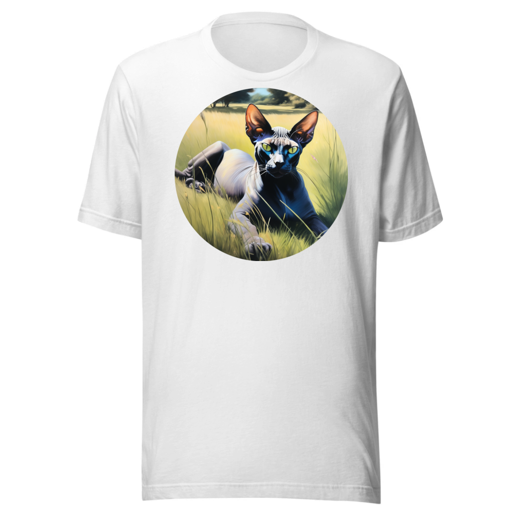 PugMug Custom Black Sphynx Cat T-Shirt