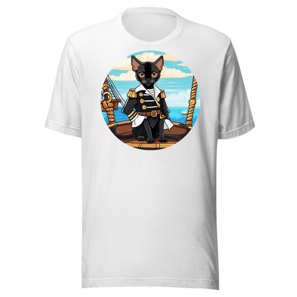 PugMug Custom Black Devon Rex Cat T-Shirt