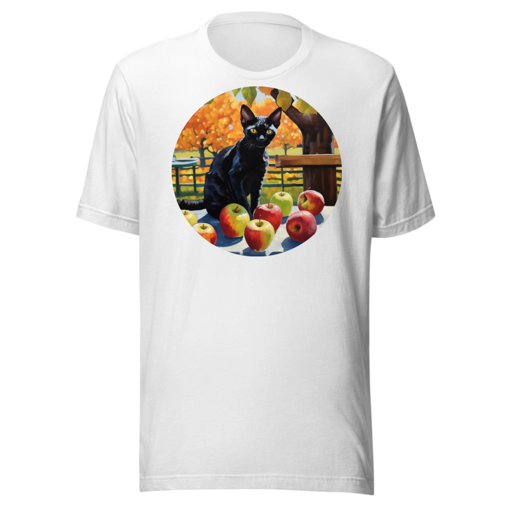 PugMug Custom Black Devon Rex Cat T-Shirt