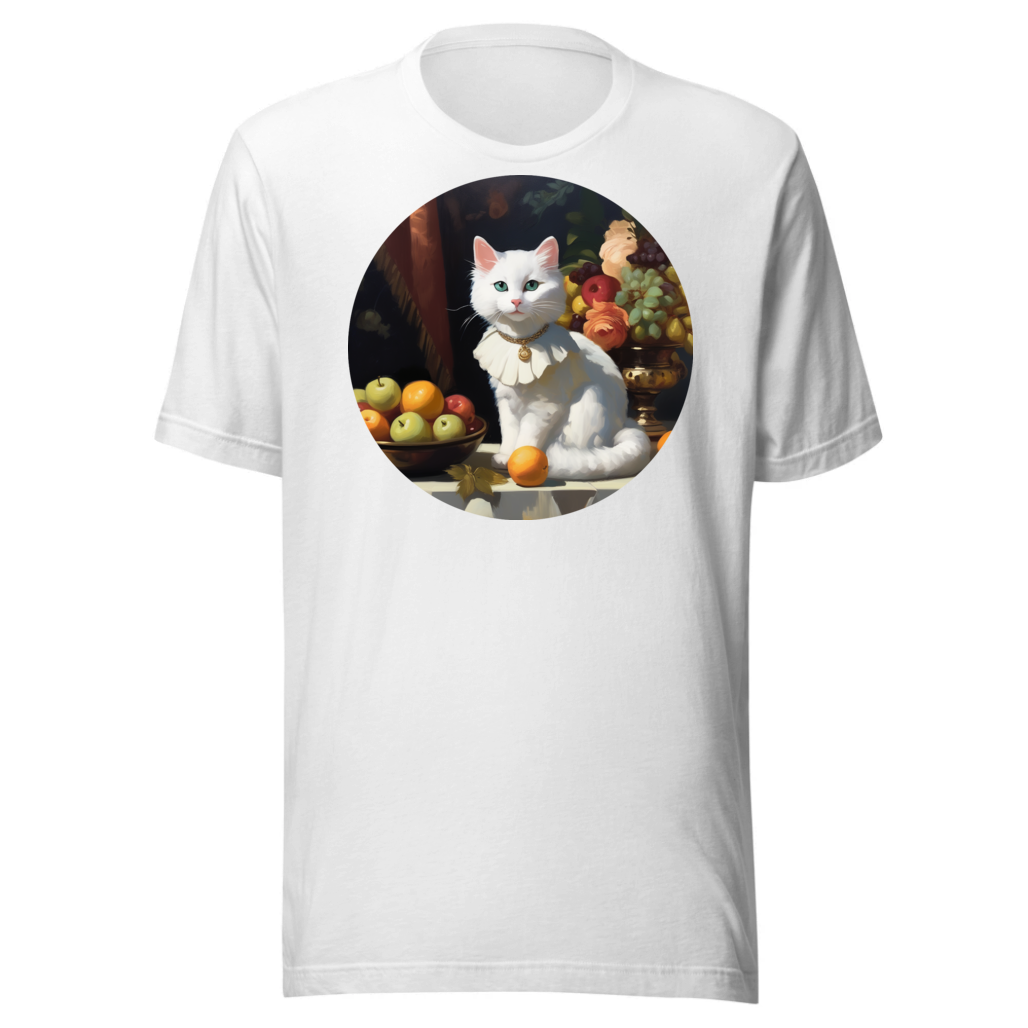 PugMug Custom White Companion Cat T-Shirt