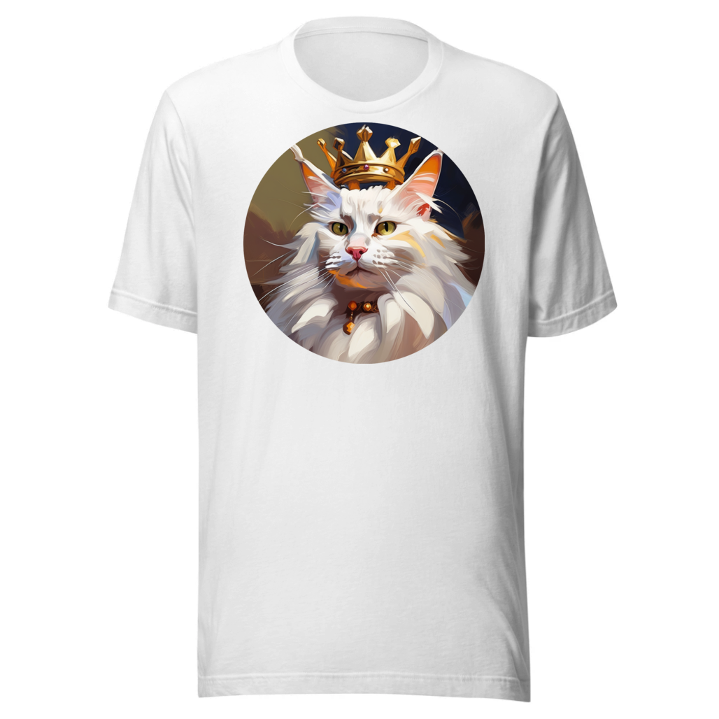 PugMug Custom White Maine Coon Cat T-Shirt