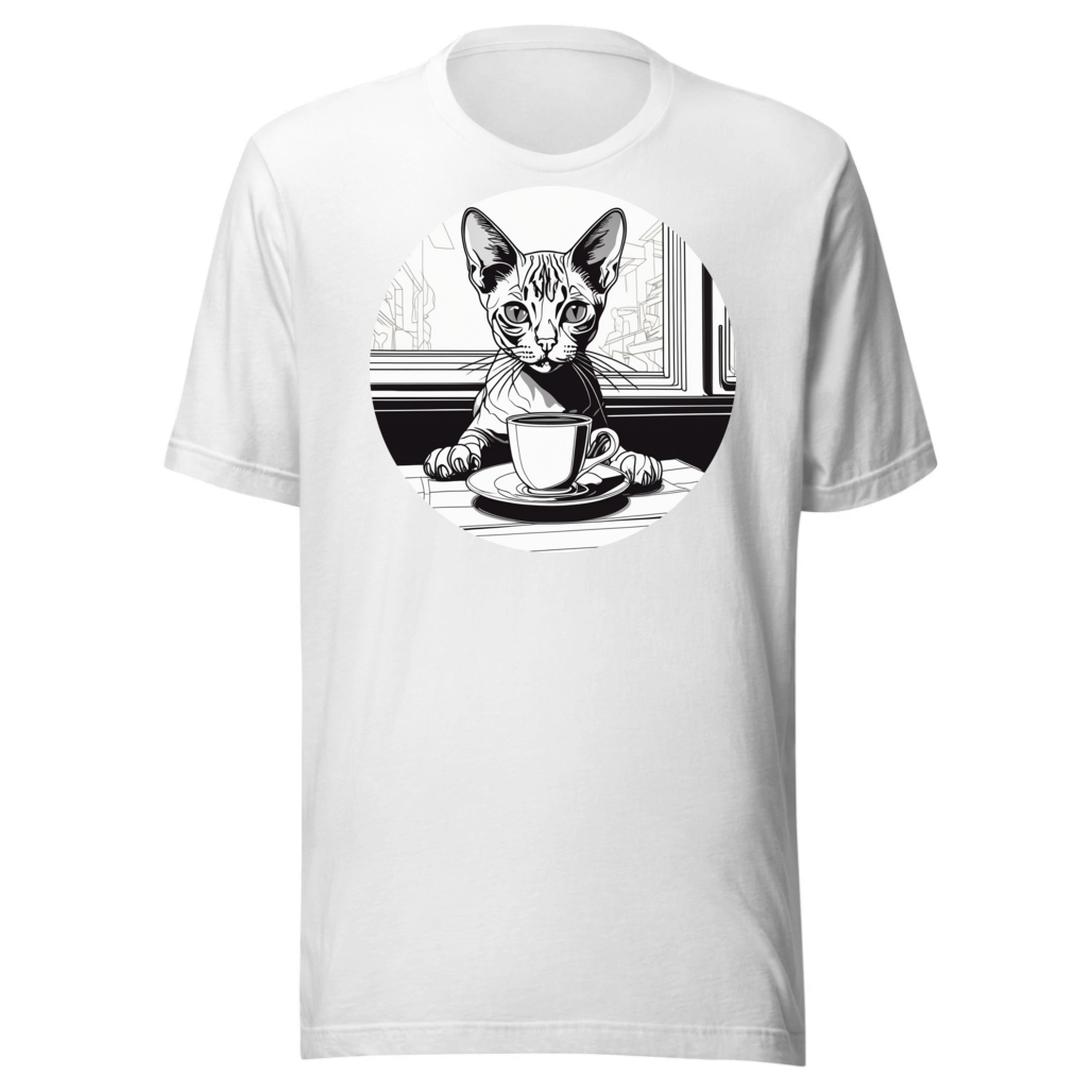 PugMug Custom Tabby Devon Rex Cat T-Shirt