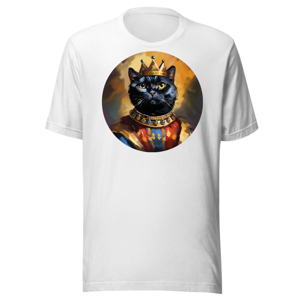PugMug Custom Black Scottish Fold Cat T-Shirt