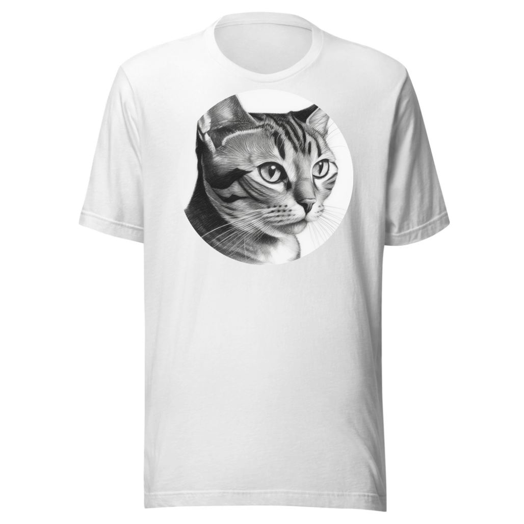 PugMug Custom Black American Shorthair Cat T-Shirt