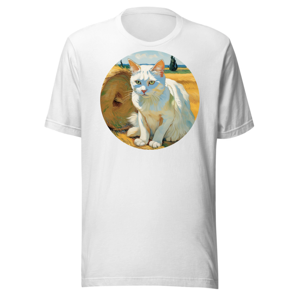 PugMug Custom White Companion Cat T-Shirt