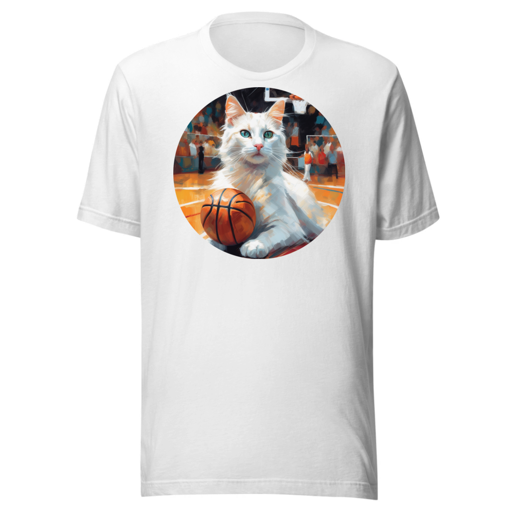 PugMug Custom White Companion Cat T-Shirt