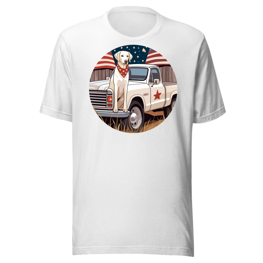 PugMug Custom White Labrador Retriever T-Shirt