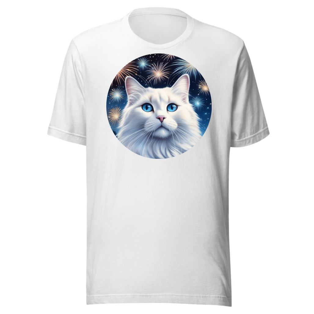 PugMug Custom White Ragdoll Cat T-Shirt