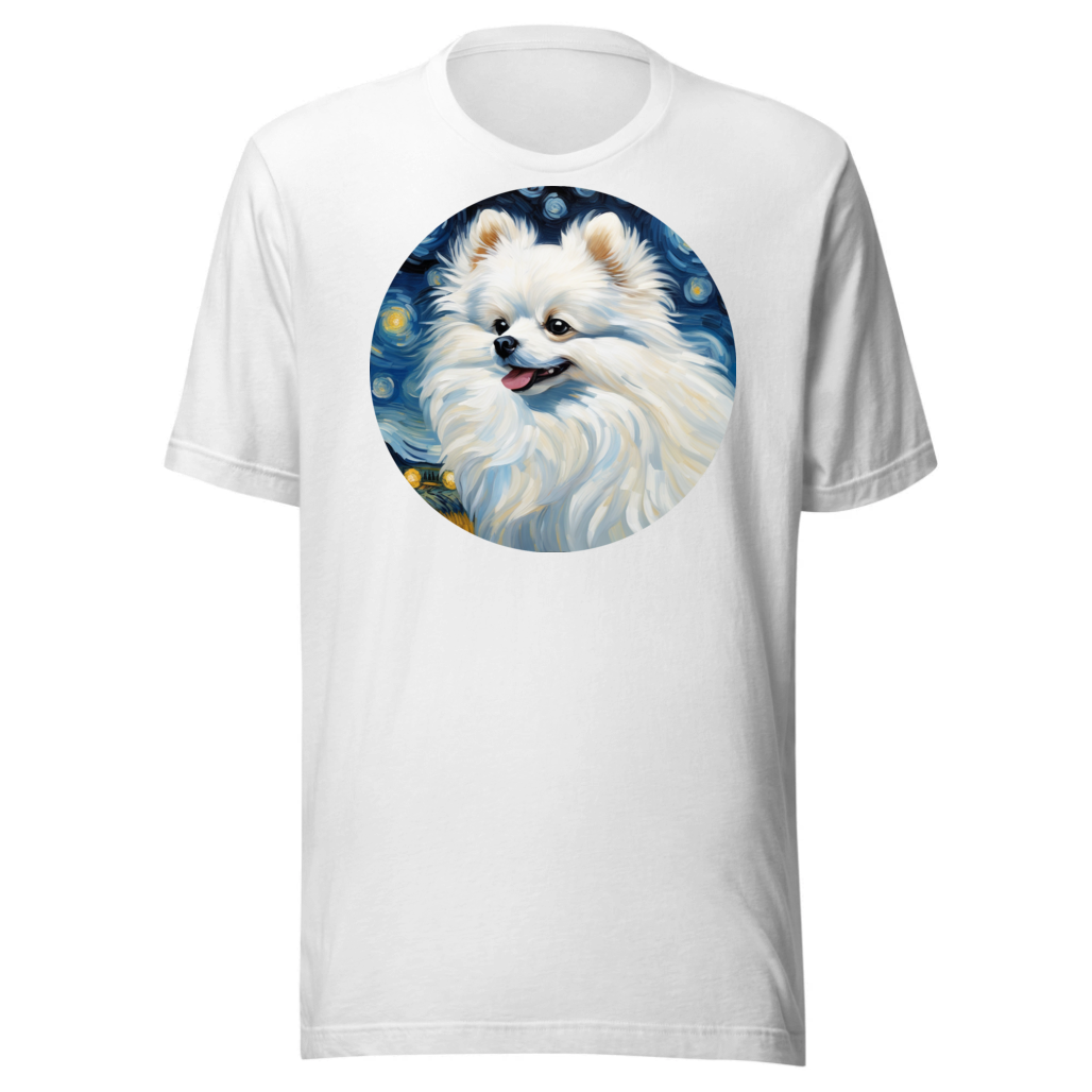 PugMug Custom White Pomeranian T-Shirt