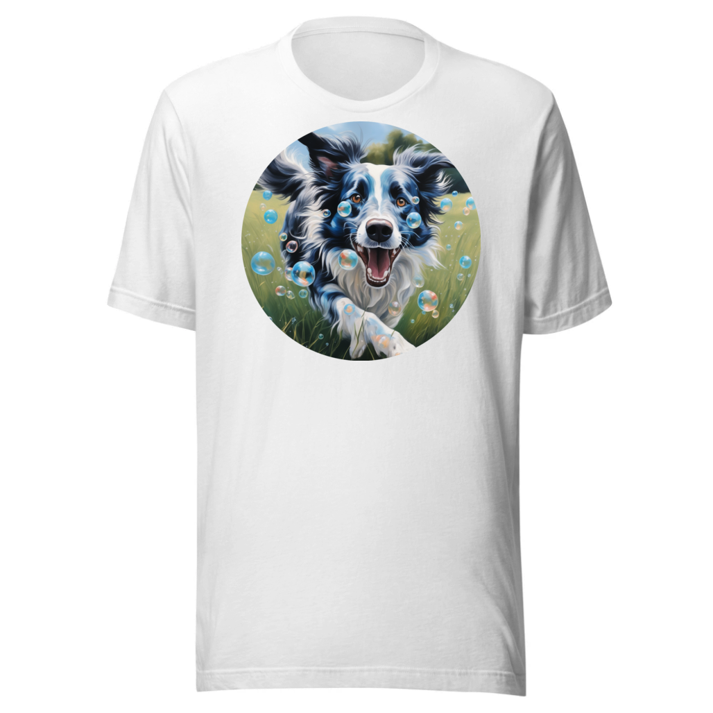 PugMug Custom Blue Merle Border Collie T-Shirt