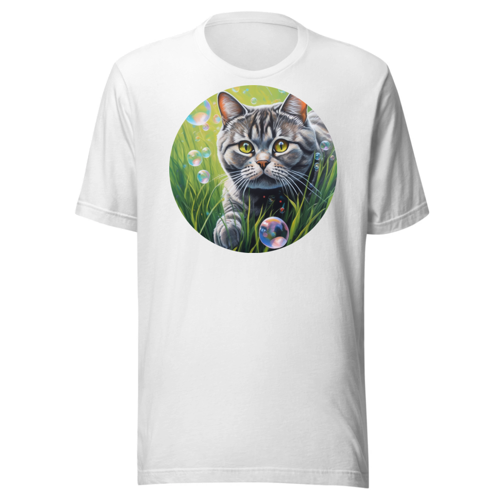PugMug Custom Tabby British Shorthair Cat T-Shirt