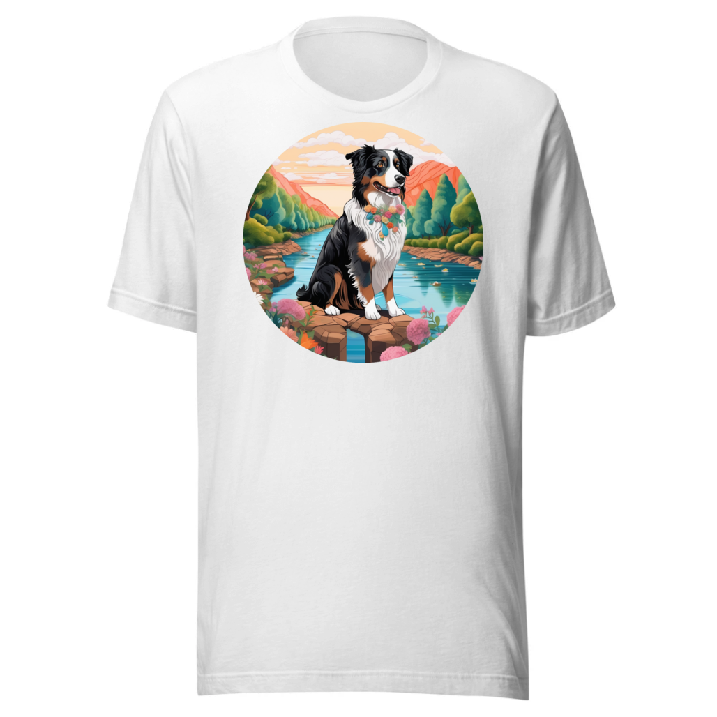 PugMug Custom Australian Shepherd Dog T-Shirt