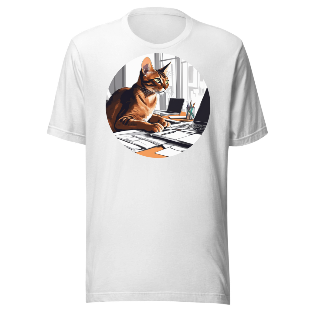 PugMug Custom Tabby Abyssinian Cat T-Shirt