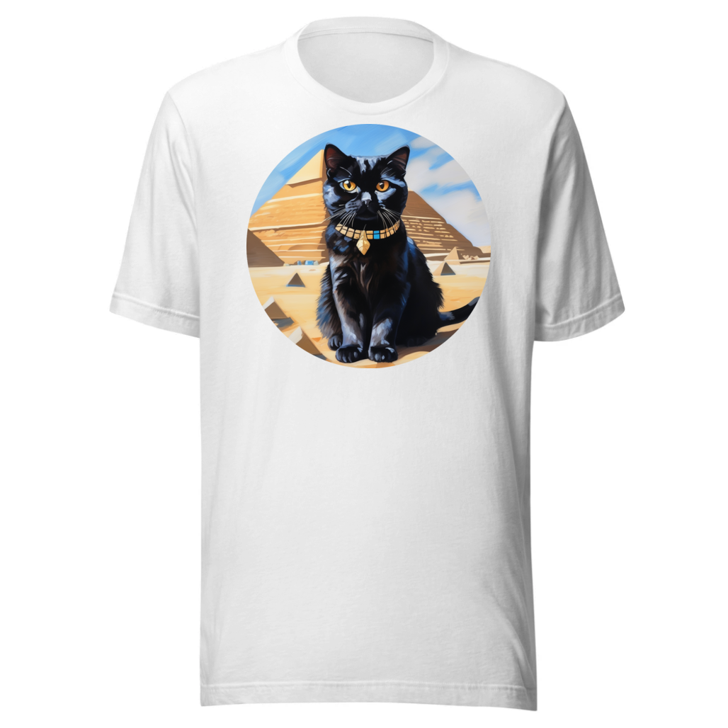 PugMug Custom Black Scottish Fold Cat T-Shirt