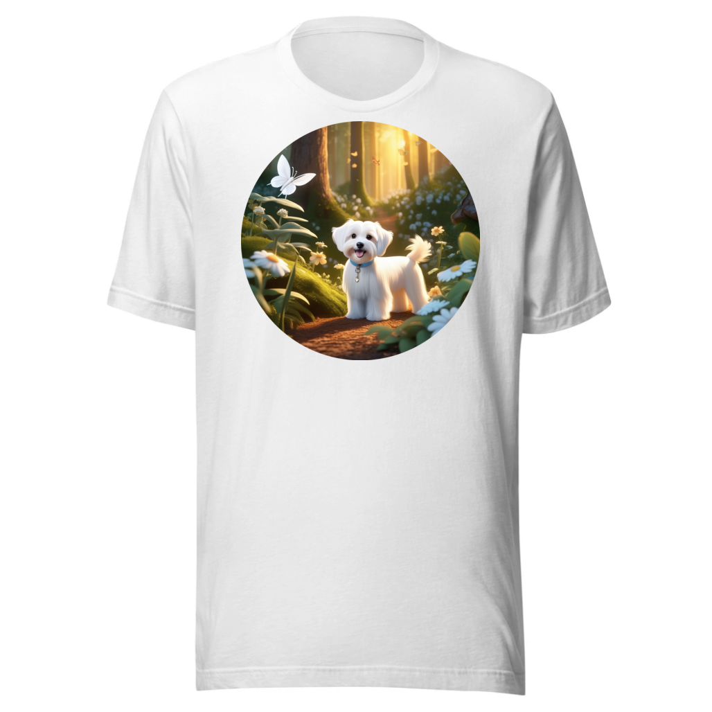 PugMug Custom White Havanese Dog T-Shirt
