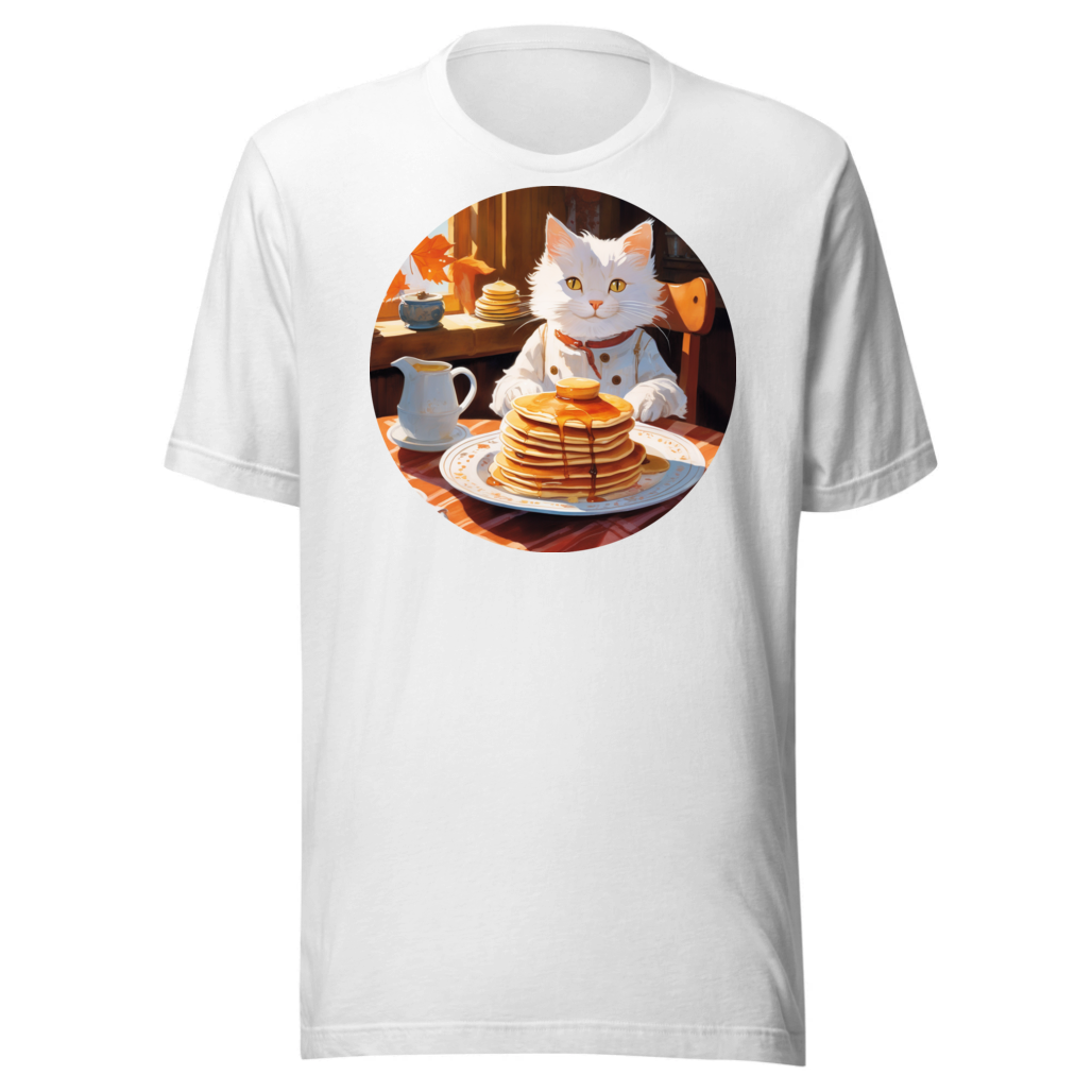 PugMug Custom White Companion Cat T-Shirt