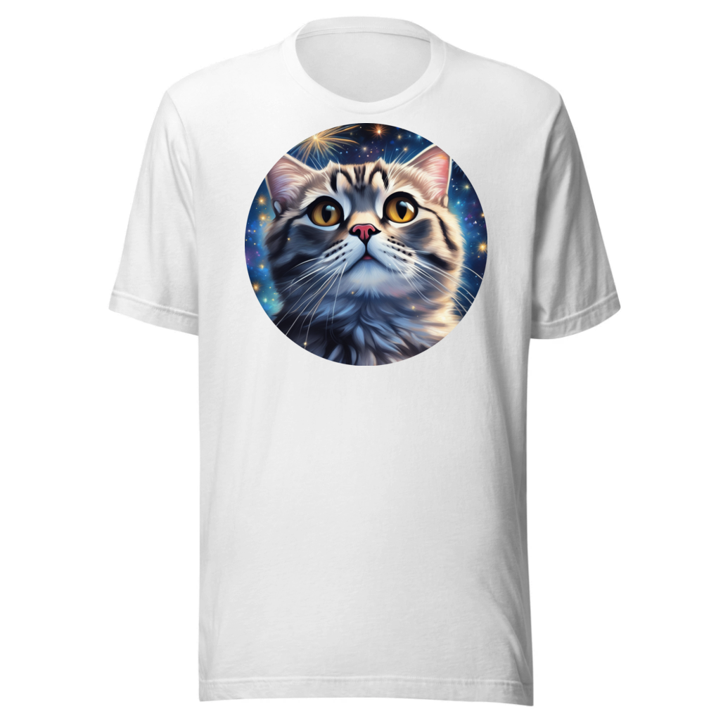 PugMug Custom Tabby Scottish Fold Cat T-Shirt