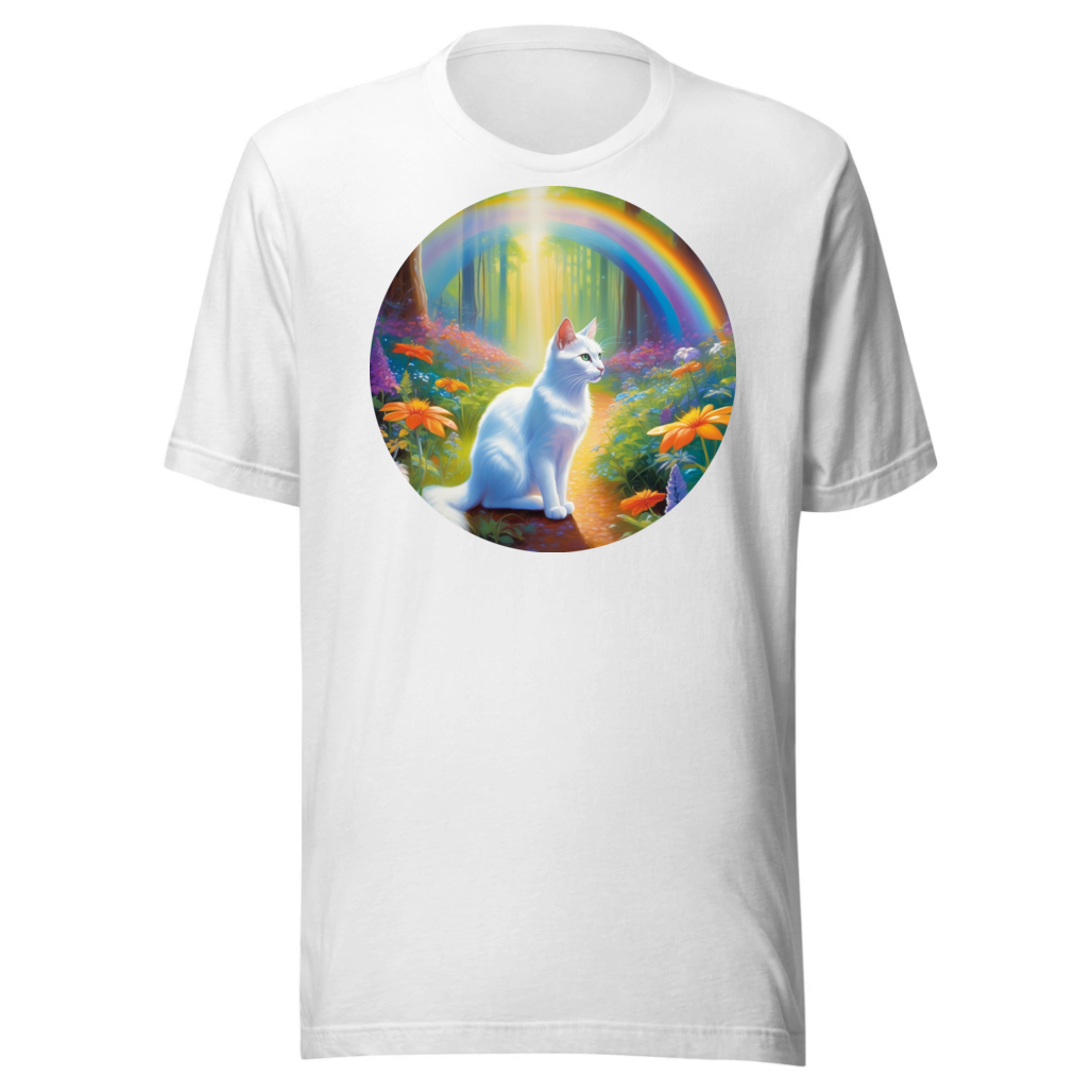 PugMug Custom White Companion Cat T-Shirt