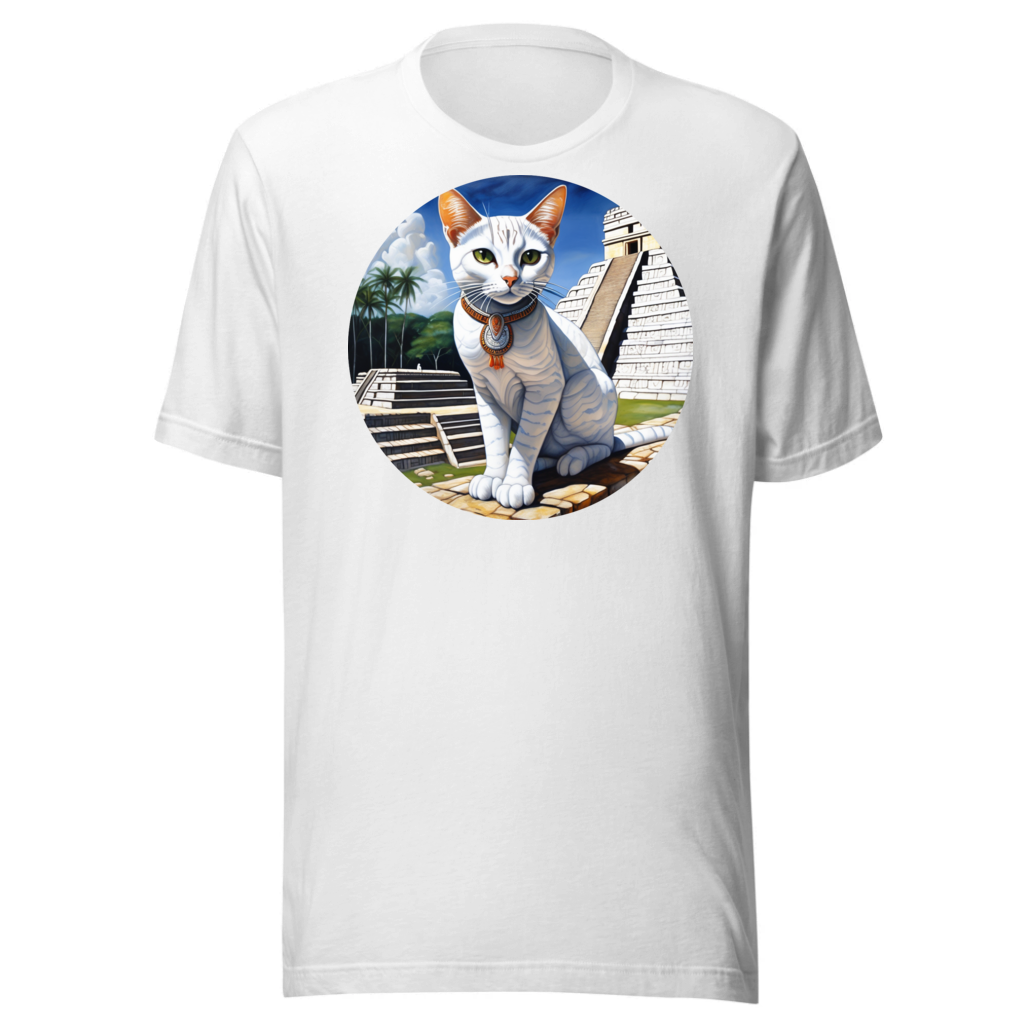PugMug Custom White Companion Cat T-Shirt