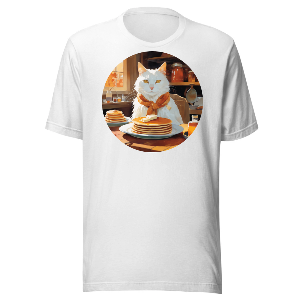PugMug Custom White Companion Cat T-Shirt