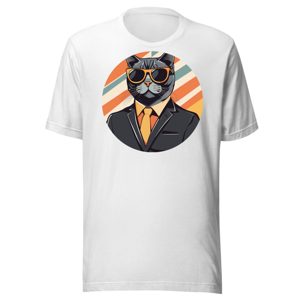PugMug Custom Black British Shorthair Cat T-Shirt