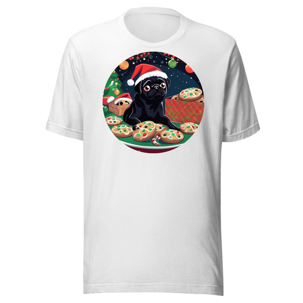 PugMug Custom Black Pug T-Shirt