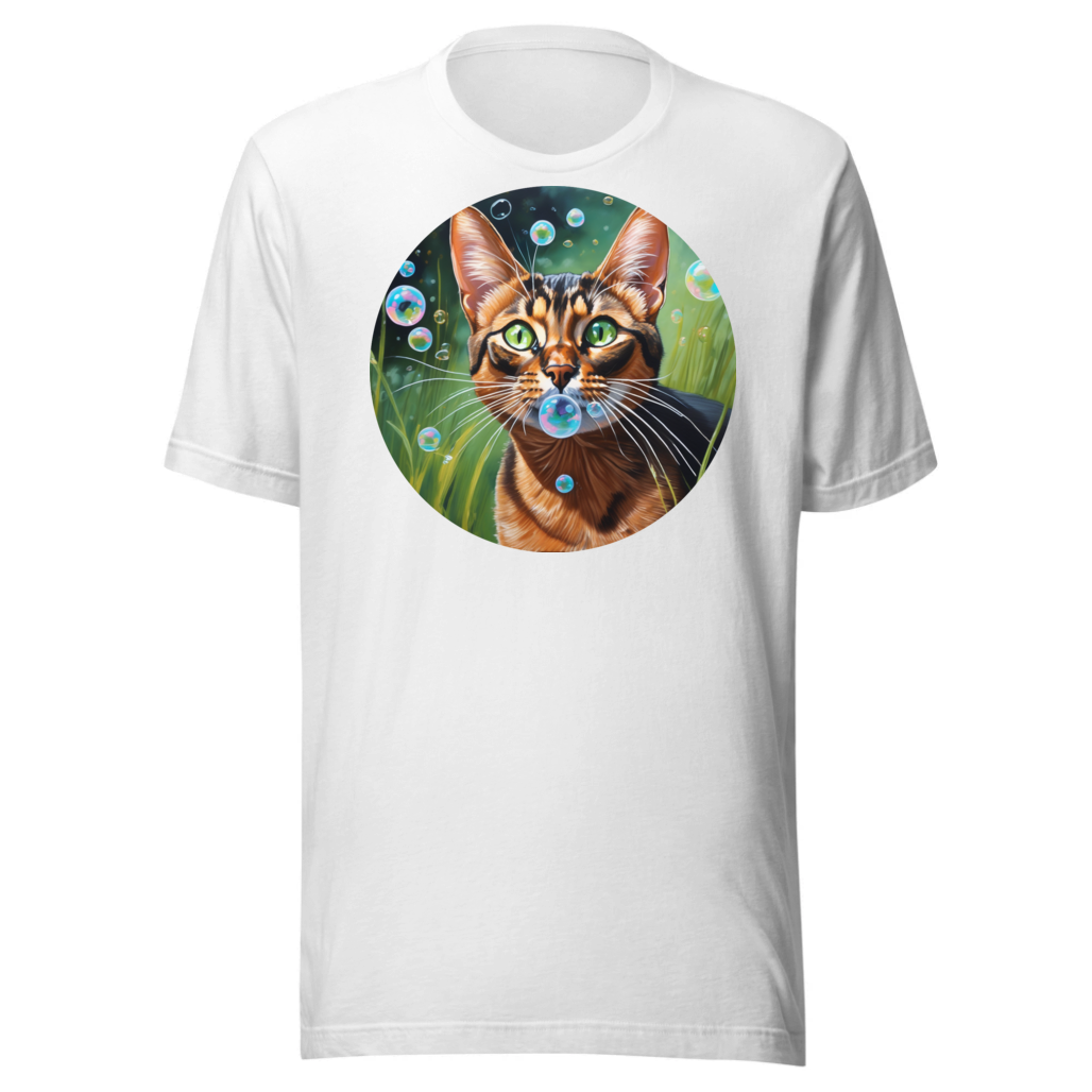 PugMug Custom Tabby Abyssinian Cat T-Shirt