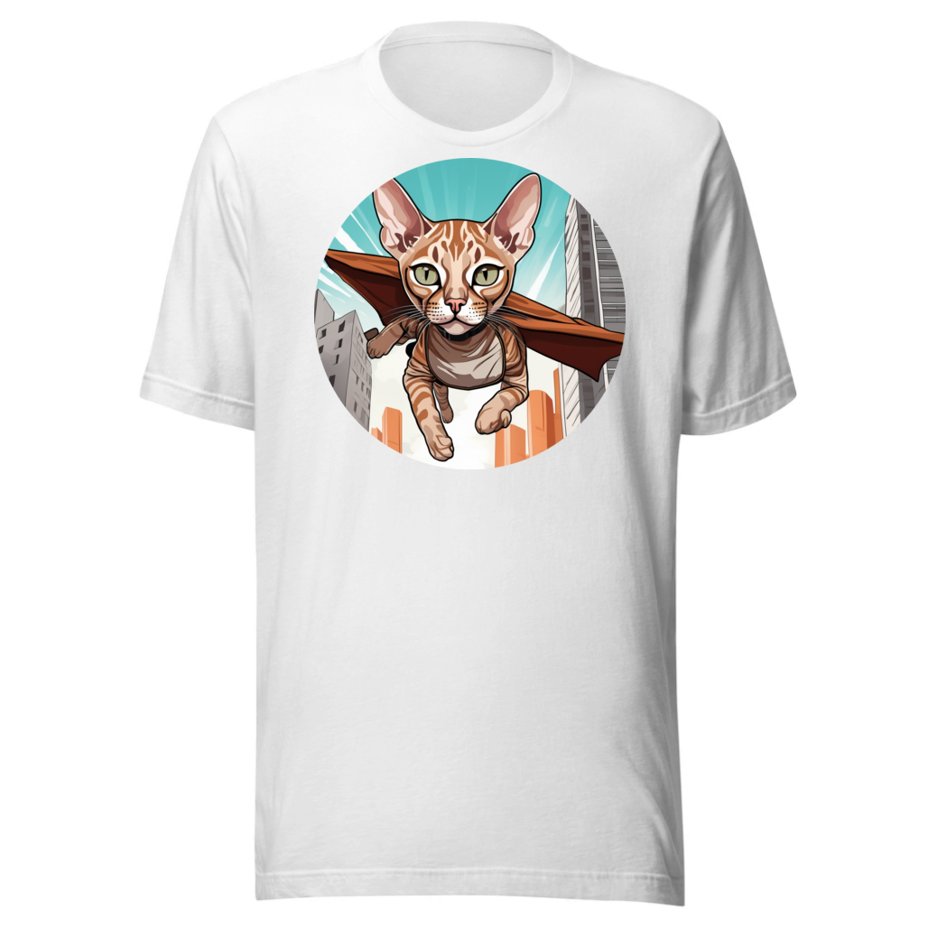 PugMug Custom Tabby Devon Rex Cat T-Shirt