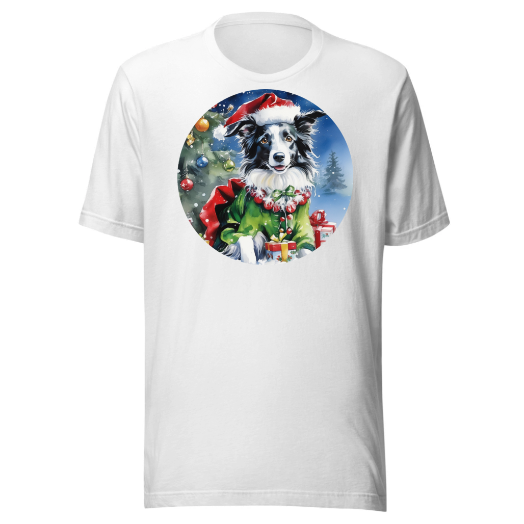 PugMug Custom Blue Merle Border Collie T-Shirt