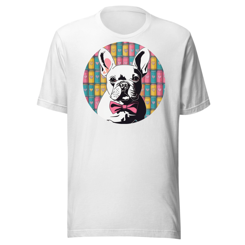 PugMug Custom White French Bulldog T-Shirt