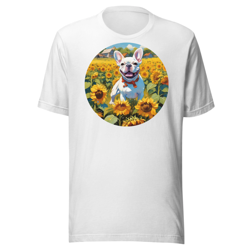 PugMug Custom White French Bulldog T-Shirt