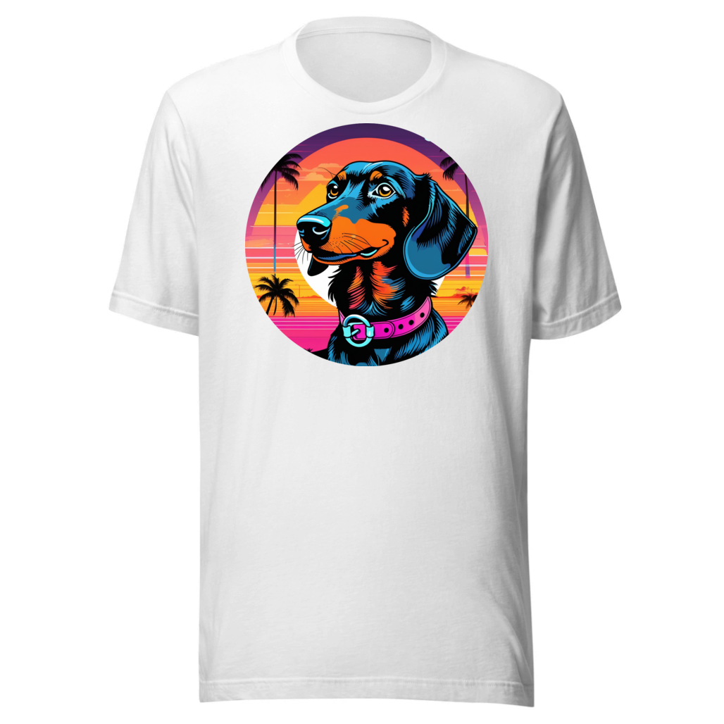 PugMug Custom Black Dachshund T-Shirt