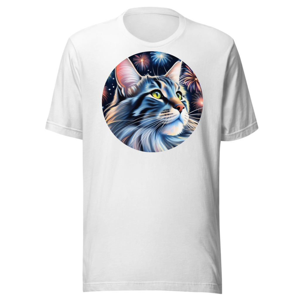 PugMug Custom Tabby Maine Coon Cat T-Shirt