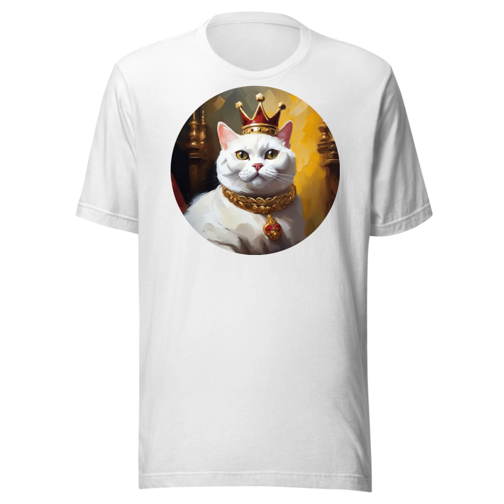 PugMug Custom White British Shorthair Cat T-Shirt