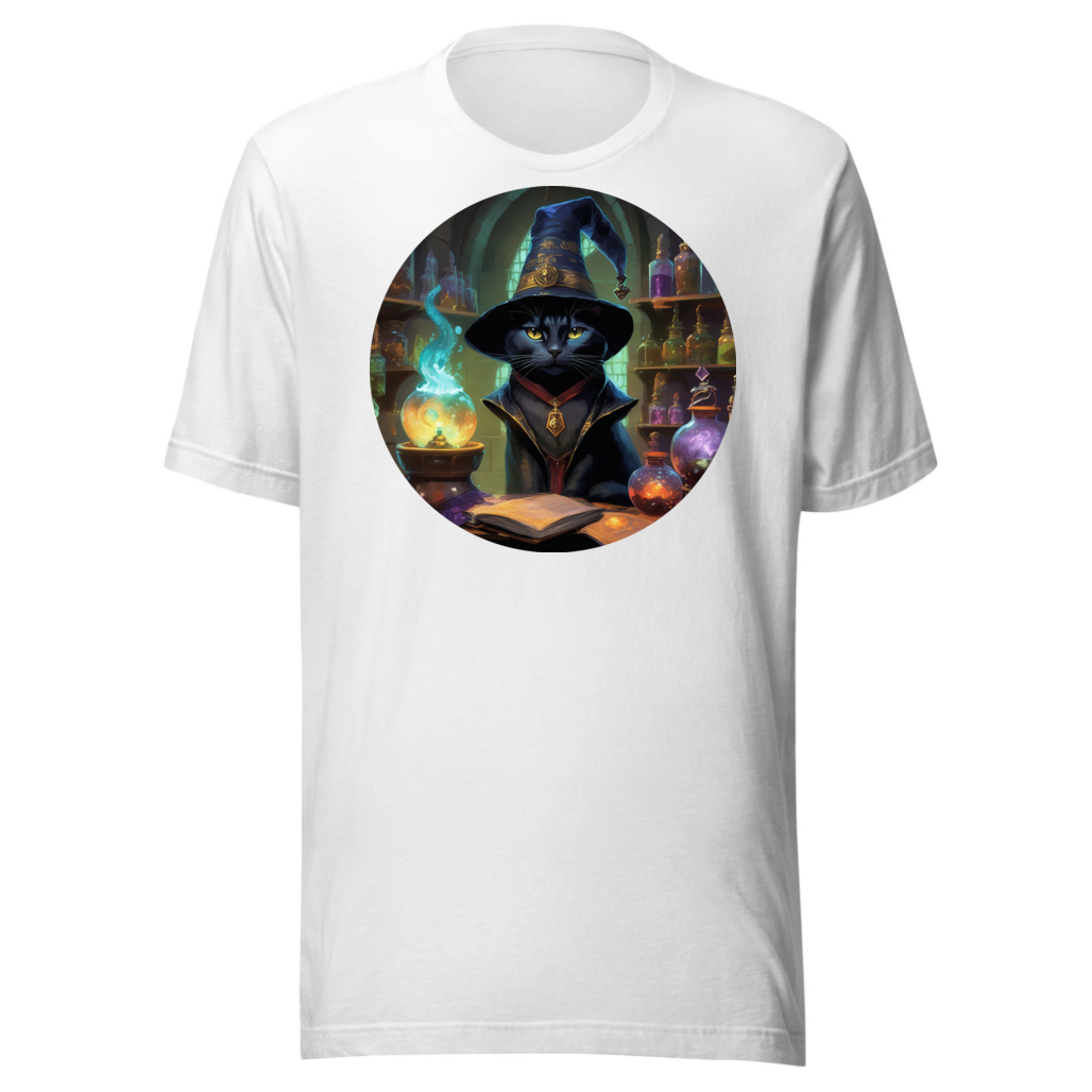 PugMug Custom Black American Shorthair Cat T-Shirt