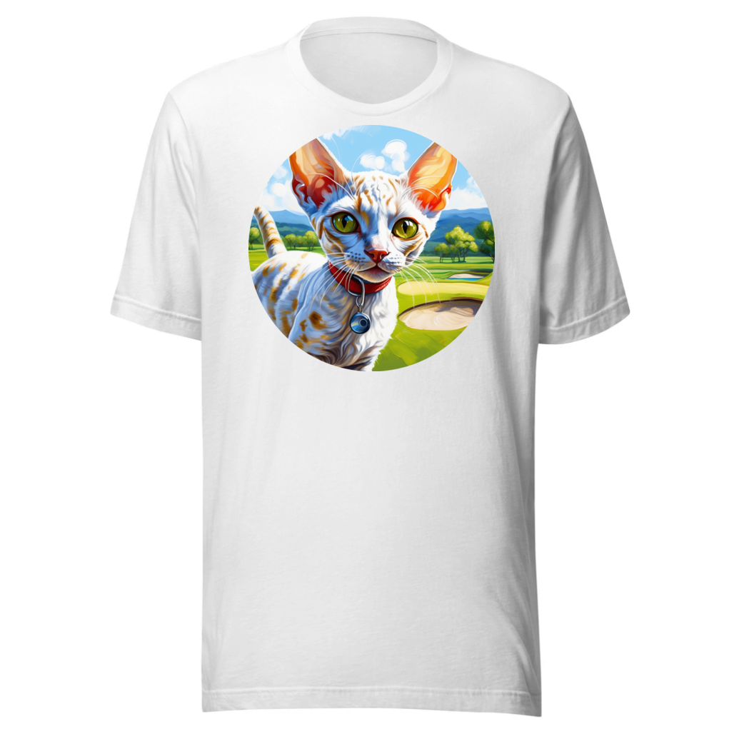 PugMug Custom Tabby Devon Rex Cat T-Shirt