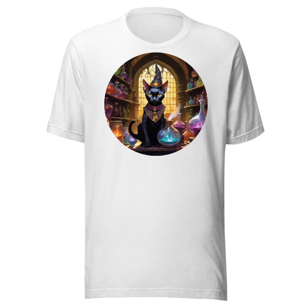 PugMug Custom Black Devon Rex Cat T-Shirt