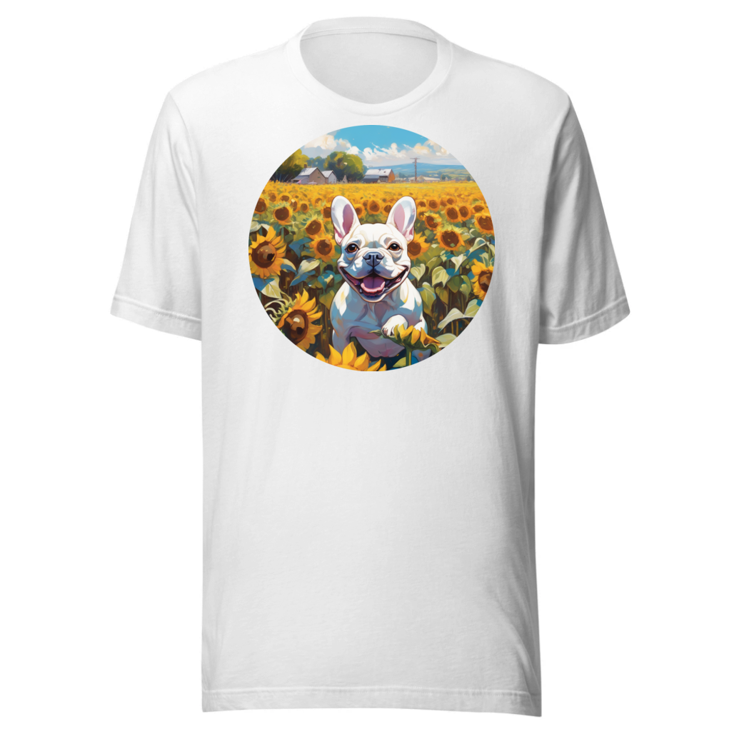 PugMug Custom White French Bulldog T-Shirt