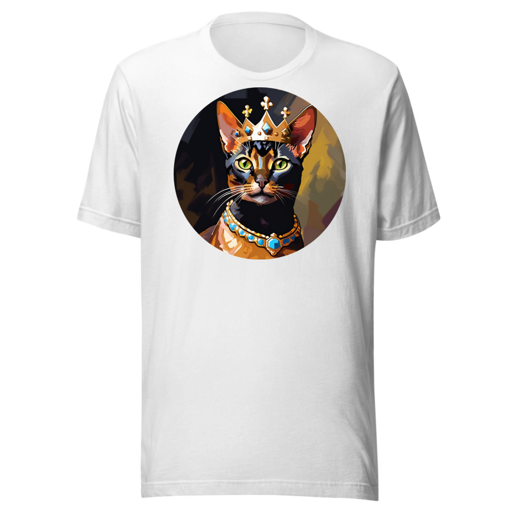 PugMug Custom Black Abyssinian Cat T-Shirt