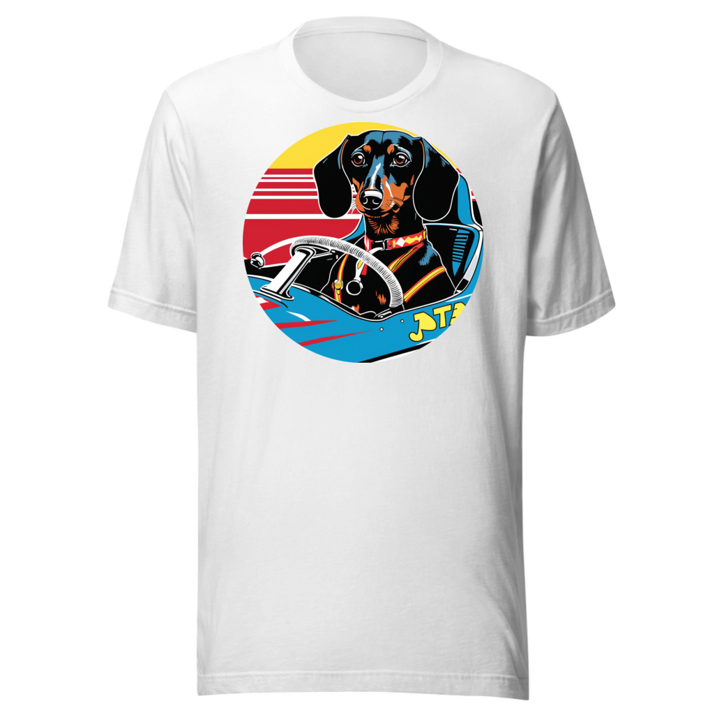 PugMug Custom Black Dachshund T-Shirt