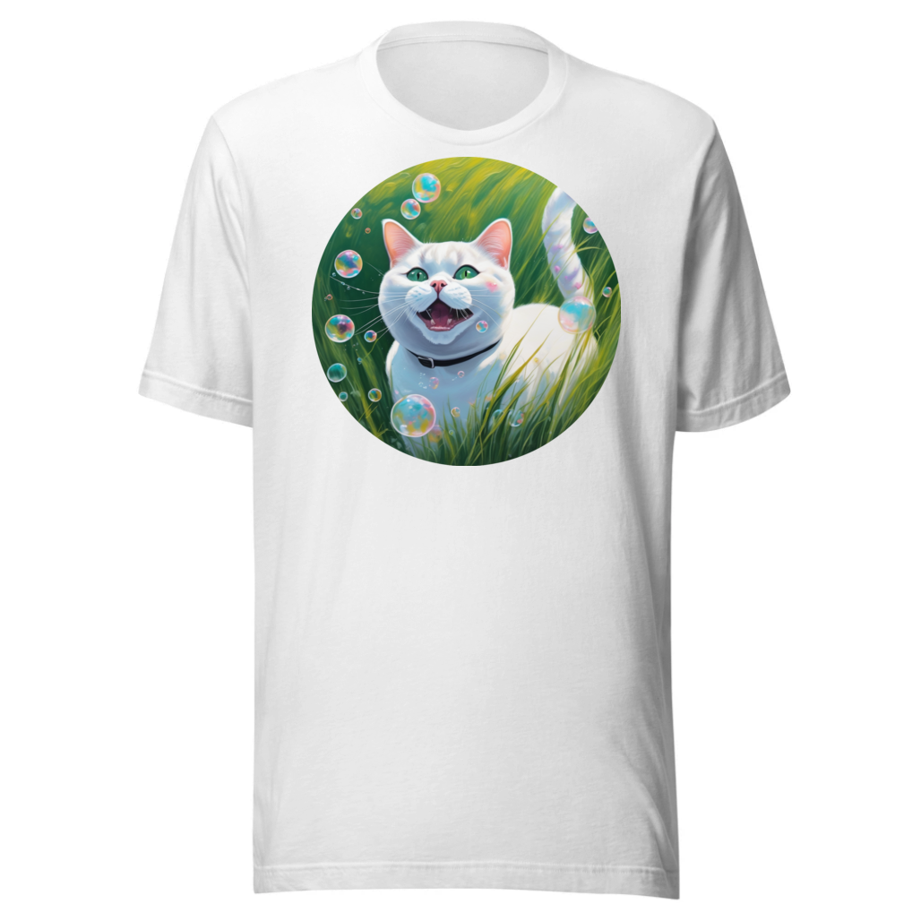 PugMug Custom White British Shorthair Cat T-Shirt