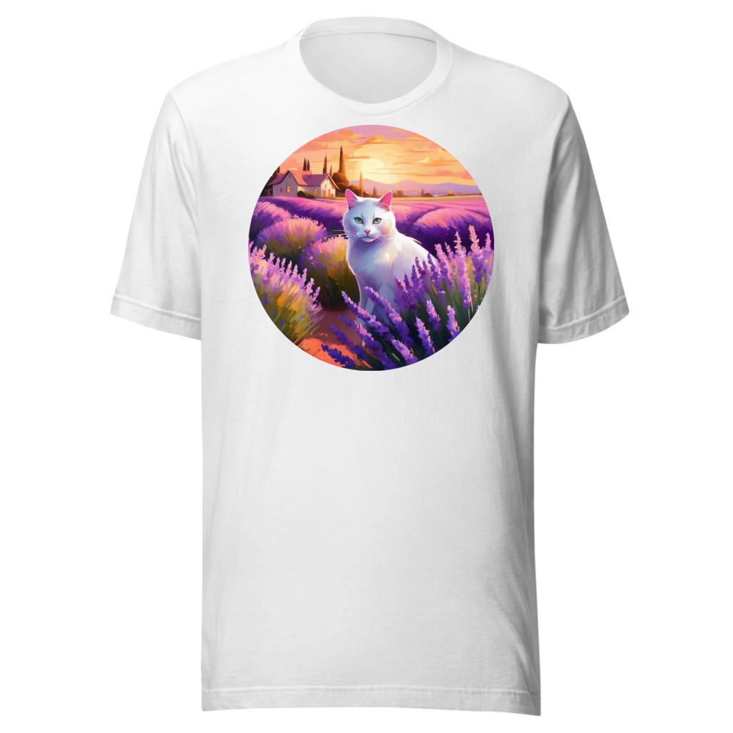 PugMug Custom White Companion Cat T-Shirt