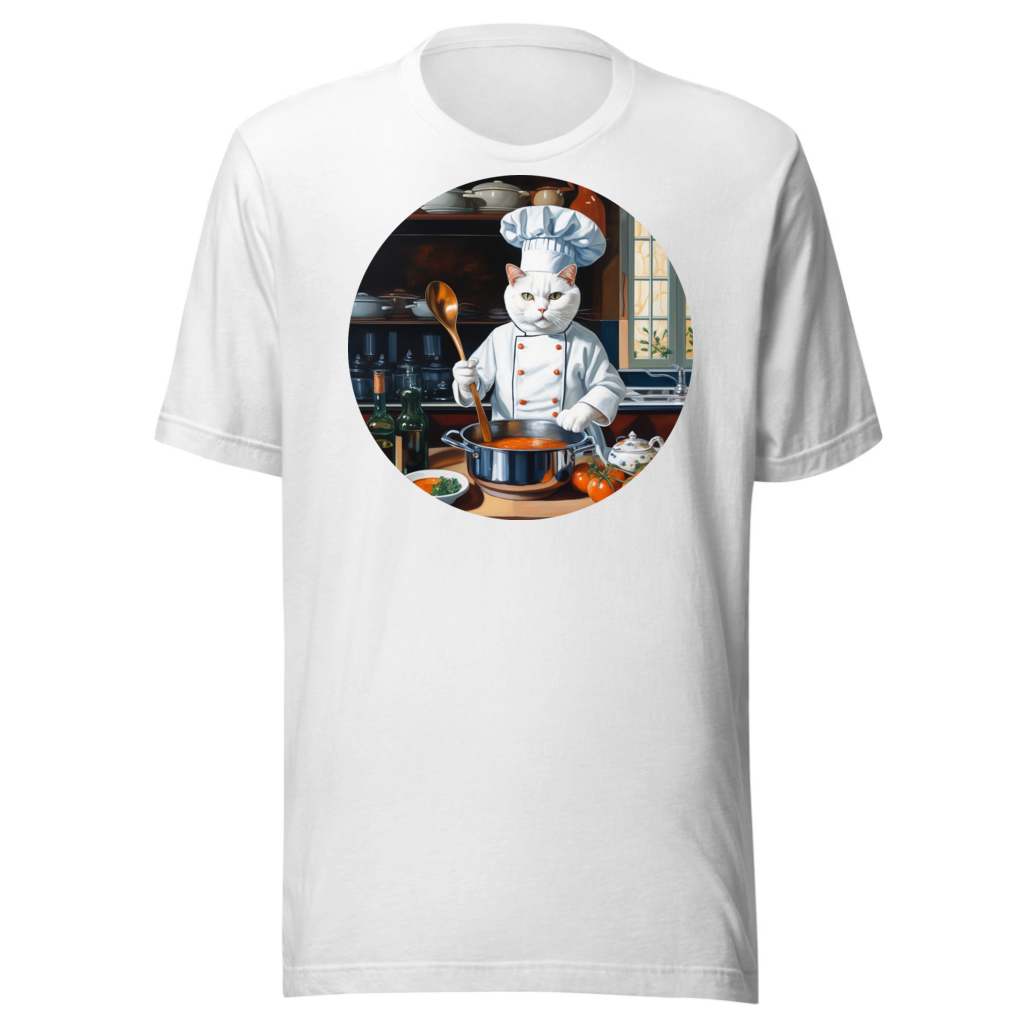 PugMug Custom White Companion Cat T-Shirt