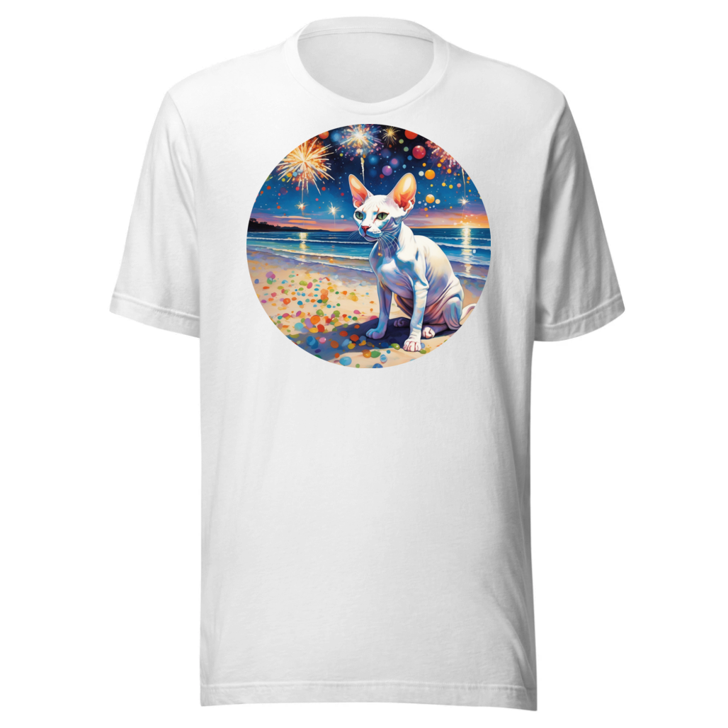 PugMug Custom White Sphynx Cat T-Shirt
