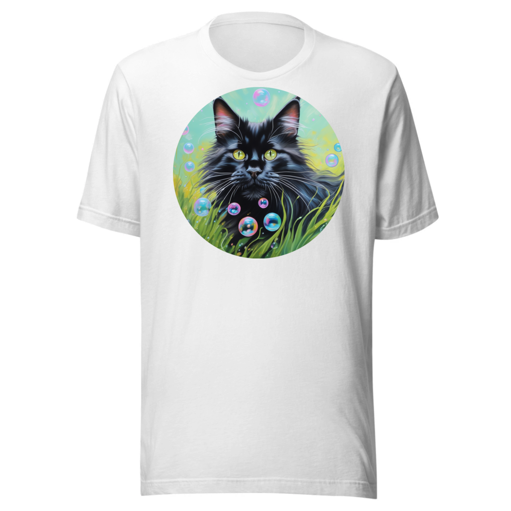 PugMug Custom Black Maine Coon Cat T-Shirt