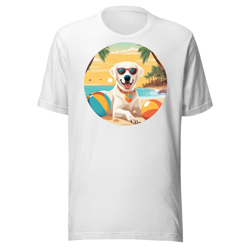PugMug Custom White Labrador Retriever T-Shirt
